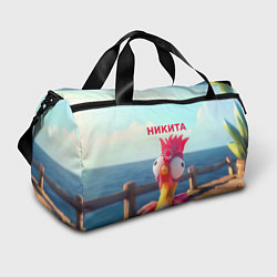 Сумки спортивные Никита - загрузка - смешной петух, цвет: 3D-принт