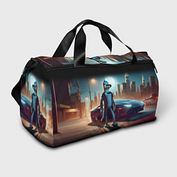 Сумки спортивные Бендер с пистолетом - Нью-Йоркская мафия, цвет: 3D-принт