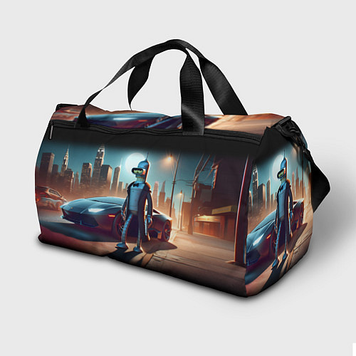 Спортивная сумка Бендер с пистолетом - Нью-Йоркская мафия / 3D-принт – фото 2