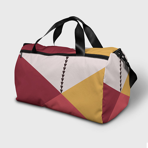 Спортивная сумка Колор-блок фруктовый чиа пудинг / 3D-принт – фото 2