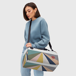 Сумки спортивные Черное солнце красная луна, цвет: 3D-принт — фото 2