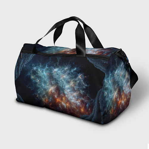 Спортивная сумка Космонавт парит в космосе среди звезд / 3D-принт – фото 2