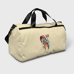 Сумки спортивные Включи мозги, цвет: 3D-принт