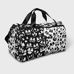 Спортивная сумка Doom x Marshmello pattern