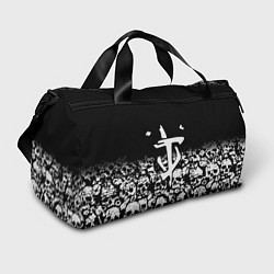 Сумки спортивные Doom черепа, цвет: 3D-принт