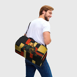 Сумки спортивные Девушка с водолазным шлемом ретрофутуризм поп-арт, цвет: 3D-принт — фото 2