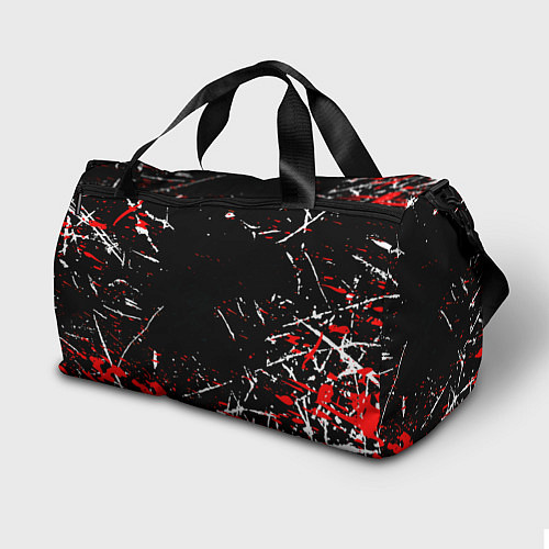 Спортивная сумка Doom краски штрихи / 3D-принт – фото 2