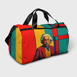 Сумки спортивные Эйнштейн поп-арт, цвет: 3D-принт