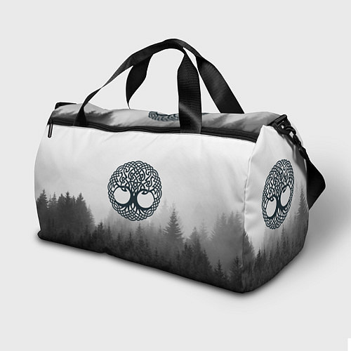 Спортивная сумка Лес мой храм - медведь бог лесов / 3D-принт – фото 2