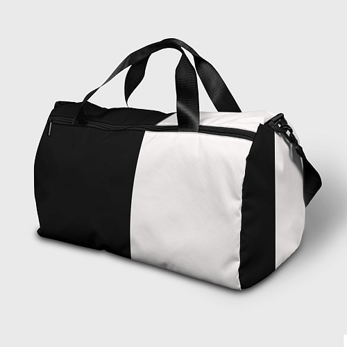 Спортивная сумка Солнце черно-белое / 3D-принт – фото 2