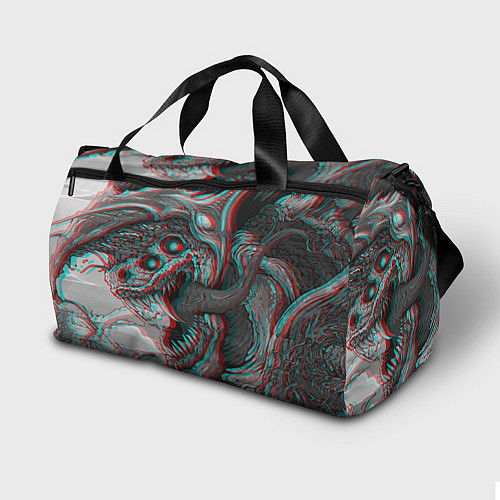 Спортивная сумка Monster energy glitch / 3D-принт – фото 2