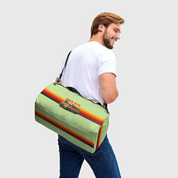 Сумки спортивные Ретро автобус ПАЗ-672 поп-арт, цвет: 3D-принт — фото 2
