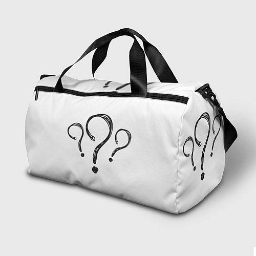 Спортивная сумка Бобр - интеллигент с газетой / 3D-принт – фото 2