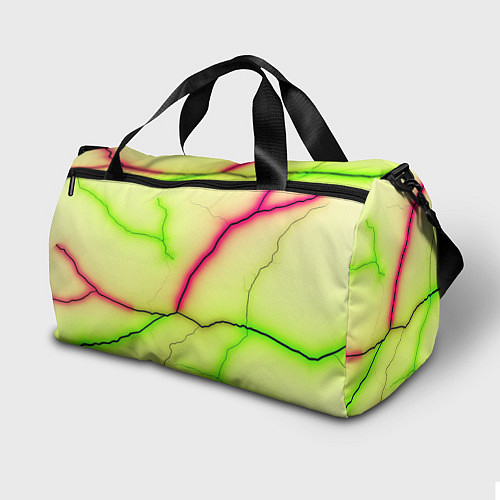 Спортивная сумка Multicolored lightning / 3D-принт – фото 2