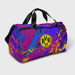 Сумки спортивные Borussia абстрактные краски, цвет: 3D-принт