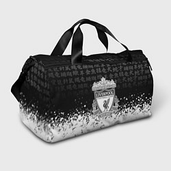 Сумки спортивные Liverpool японские символы краски, цвет: 3D-принт