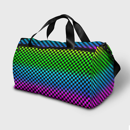 Спортивная сумка Barcelona gradient neon / 3D-принт – фото 2