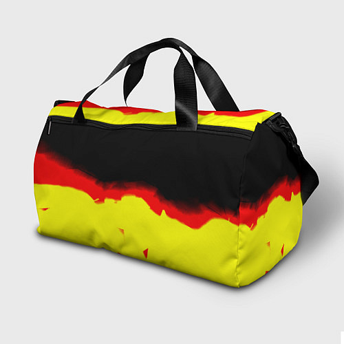 Спортивная сумка Borussia абстракция золото геометрия / 3D-принт – фото 2