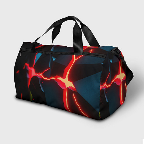 Спортивная сумка Neon orange / 3D-принт – фото 2
