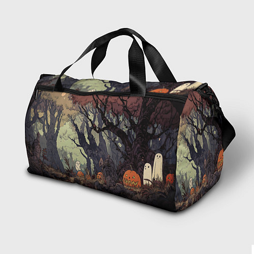Спортивная сумка Призрачный лес / 3D-принт – фото 2