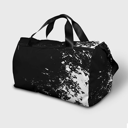 Спортивная сумка Лестер сити краски белые / 3D-принт – фото 2