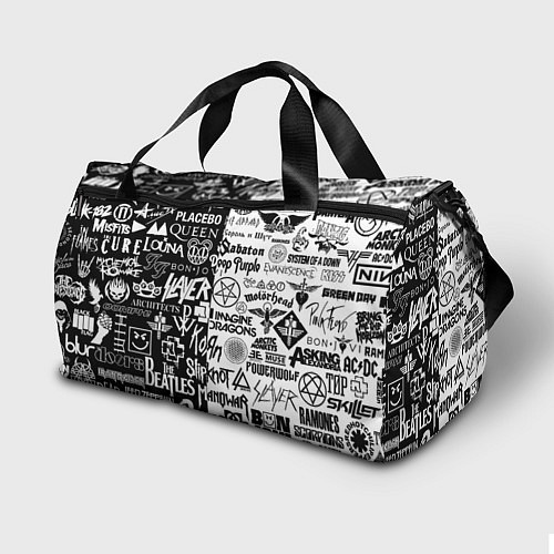 Спортивная сумка Juventus рок музыка / 3D-принт – фото 2