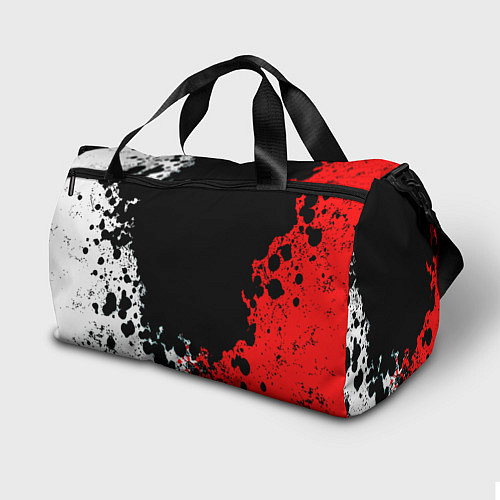 Спортивная сумка Манчестер Юнайтед краски абстрактные / 3D-принт – фото 2