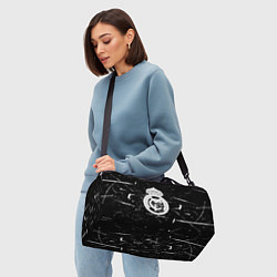 Сумки спортивные Ювентус краски штрихи, цвет: 3D-принт — фото 2