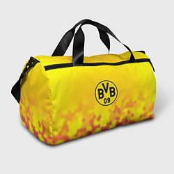 Сумки спортивные Borussia камуфляж желтый текстура, цвет: 3D-принт