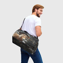 Сумки спортивные Лошадь у новогодней елки, цвет: 3D-принт — фото 2