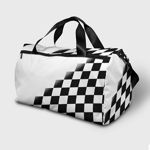 Спортивная сумка Ювентус клетка краски / 3D-принт – фото 2