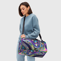 Сумки спортивные Абстракция переливы, цвет: 3D-принт — фото 2