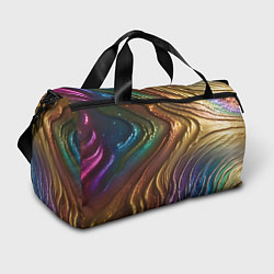 Сумки спортивные Сморщенные складочки жидкости, цвет: 3D-принт