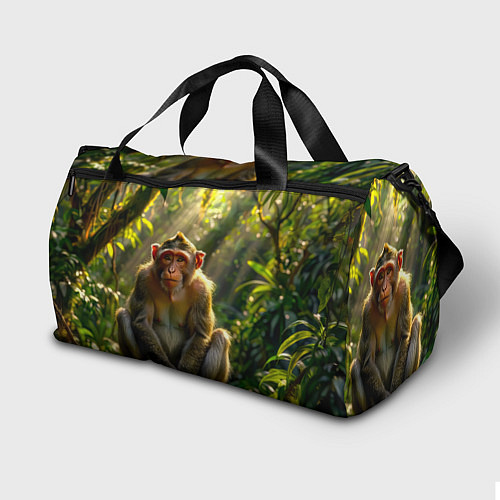 Спортивная сумка Лесная обезьянка / 3D-принт – фото 2