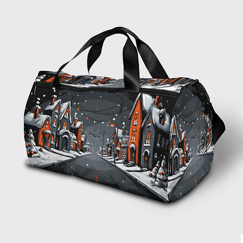 Спортивная сумка Новогодняя лошадка 2026 год / 3D-принт – фото 2