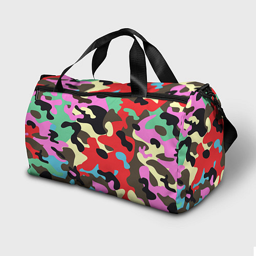 Спортивная сумка Яркий камуфляж / 3D-принт – фото 2