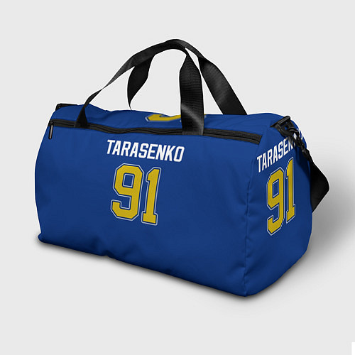 Спортивная сумка St Louis Blues: Tarasenko 91 / 3D-принт – фото 2