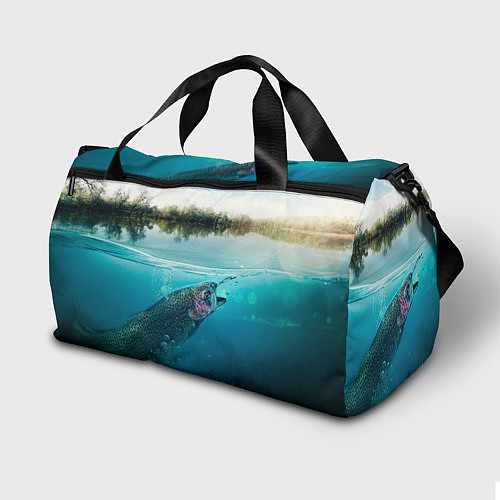 Спортивная сумка Рыбалка на спиннинг / 3D-принт – фото 2