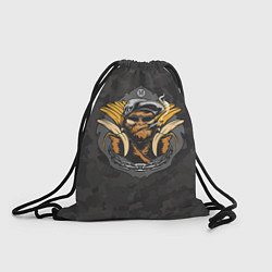 Рюкзак-мешок Камуфляжная обезьяна, цвет: 3D-принт