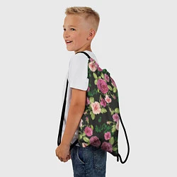 Рюкзак-мешок Кусты из роз, цвет: 3D-принт — фото 2