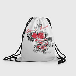 Рюкзак-мешок Рок сердца 6, цвет: 3D-принт