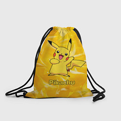 Рюкзак-мешок Pikachu, цвет: 3D-принт