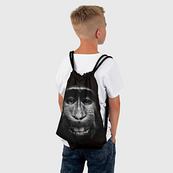 Рюкзак-мешок Улыбка обезьяны, цвет: 3D-принт — фото 2
