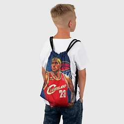 Рюкзак-мешок LeBron 23: Cleveland, цвет: 3D-принт — фото 2