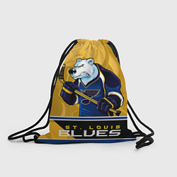 Рюкзак-мешок St. Louis Blues, цвет: 3D-принт