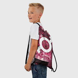Рюкзак-мешок 30 STM: Pink Glyph, цвет: 3D-принт — фото 2