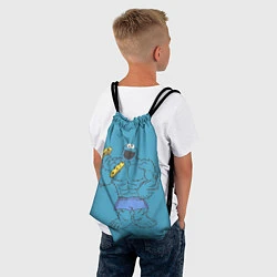 Рюкзак-мешок Коржик качок, цвет: 3D-принт — фото 2