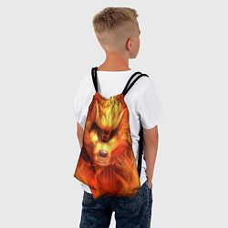 Рюкзак-мешок Fire Wolf, цвет: 3D-принт — фото 2