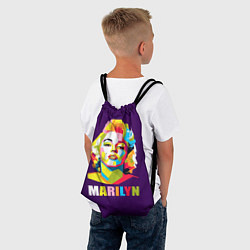 Рюкзак-мешок Marilyn Monroe, цвет: 3D-принт — фото 2