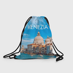 Рюкзак-мешок Венеция - архитектура, цвет: 3D-принт